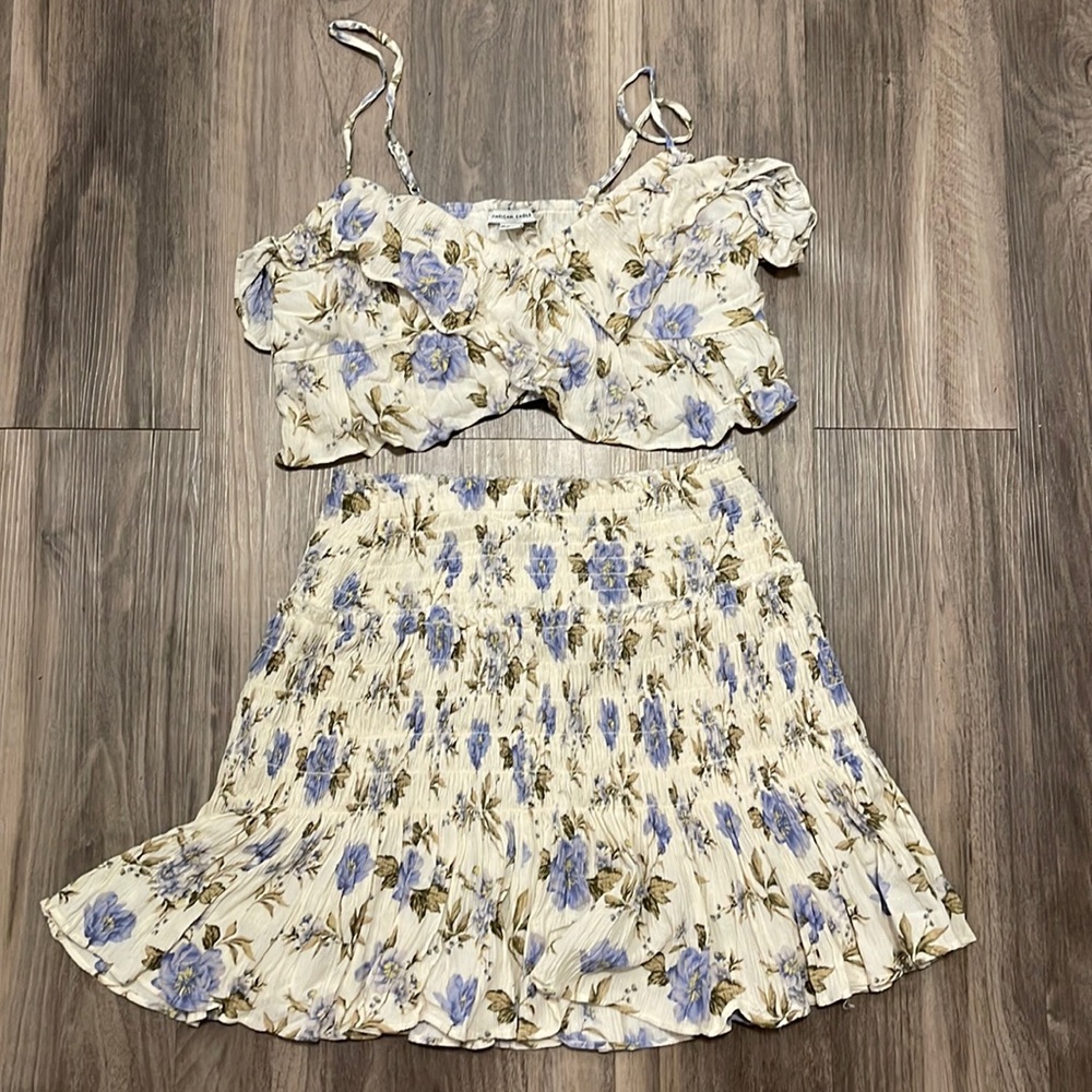 Two- piece floral set